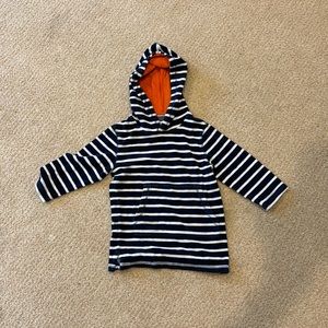 Mini Boden Towel Hoodie